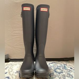 Hunter Original Adjustable Wellington Rain Boots Size 8